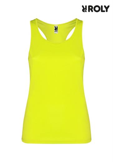 SHURA DONNA CANOTTA SPORT GIALLO FLUO