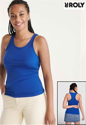 CANOTTA ADERENTE DONNA BRENDA 6535 100% COTONE ROLY
