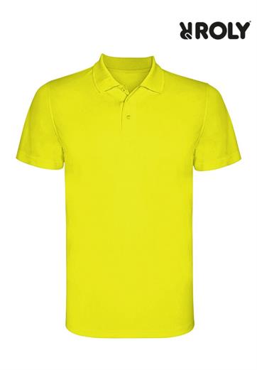 MONZHA UOMO POLO GIALLO FLUO