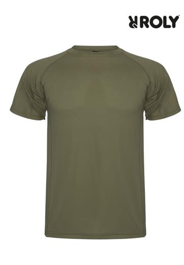 MONTECARLO UOMO T-SHIRT VERDE MILITARE
