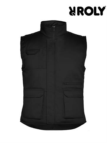 ALMANZOR UOMO 5067 GILET DA LAVORO NERO