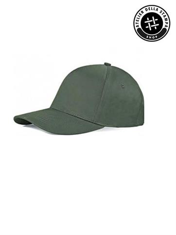 PM105 CAPPELLINO ECO GOLF VERDE MILITARE 5 PANNELLI ADULTO