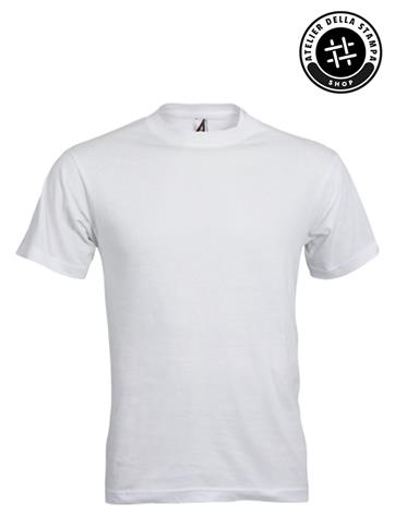 PM325 FREEDOM 150 BIANCA T-SHIRT UOMO M/CORTA COTONE