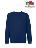FELPA PREMIUM RAGLAN BIMBO GIROCOLLO BLU NAVY
