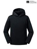 265B FELPA BAMBINO AUTHENTIC CON CAPPUCCIO NERO