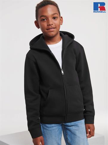 B266 FELPA CAPPUCCIO E ZIP BAMBINO RUSSELL