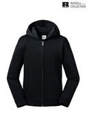 266B FELPA AUTHENTIC BAMBINO ZIP E CAPPUCCIO NERO
