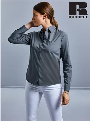 CAMICIA DONNA POPELINE MANICA LUNGA