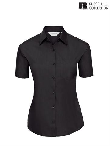 935F CAMICIA DONNA M/C POP. NERO