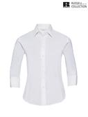 946F CAMICIA DONNA 3/4 FIT BIANCA