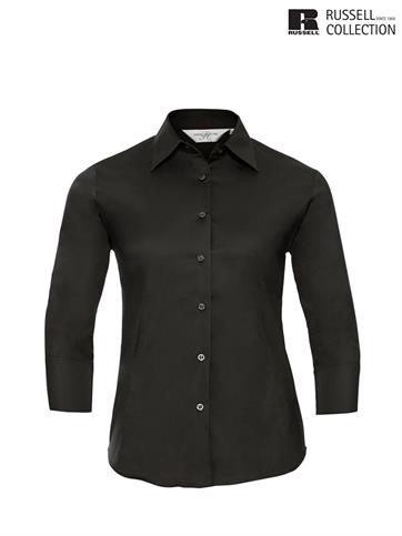 946F CAMICIA DONNA 3/4 FIT NERA