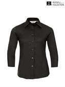 946F CAMICIA DONNA 3/4 FIT NERA