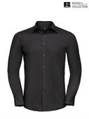 924M CAMICIA UOMO M/L POP. NERO