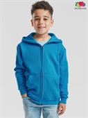62045 FELPA BAMBINO CAPPUCCIO E ZIP FRUIT OF THE LOOM